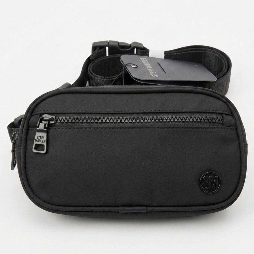 Steve Madden Black Belt Bag